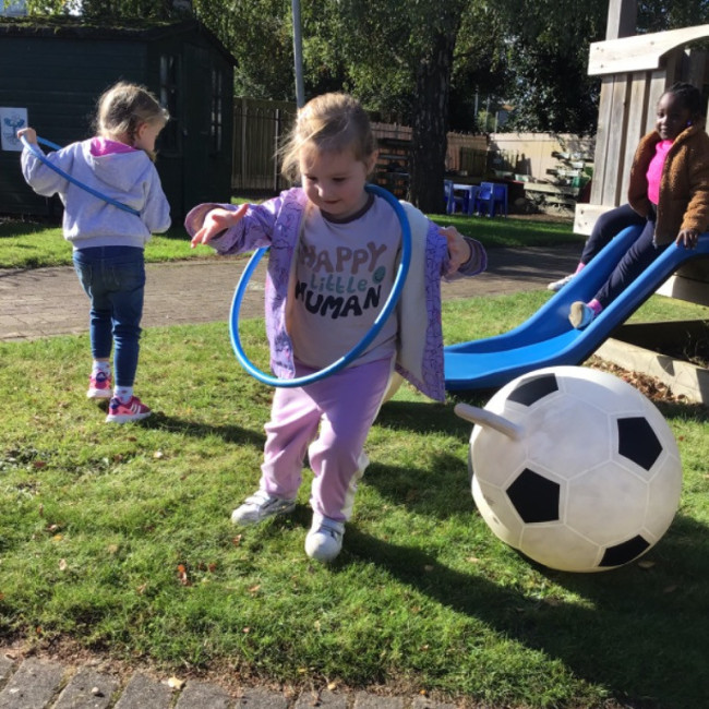 Children playing outside