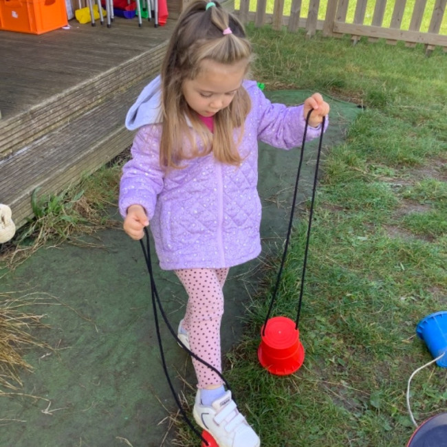 Children playing outside