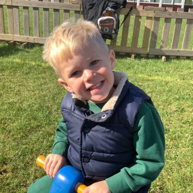 Children playing outside