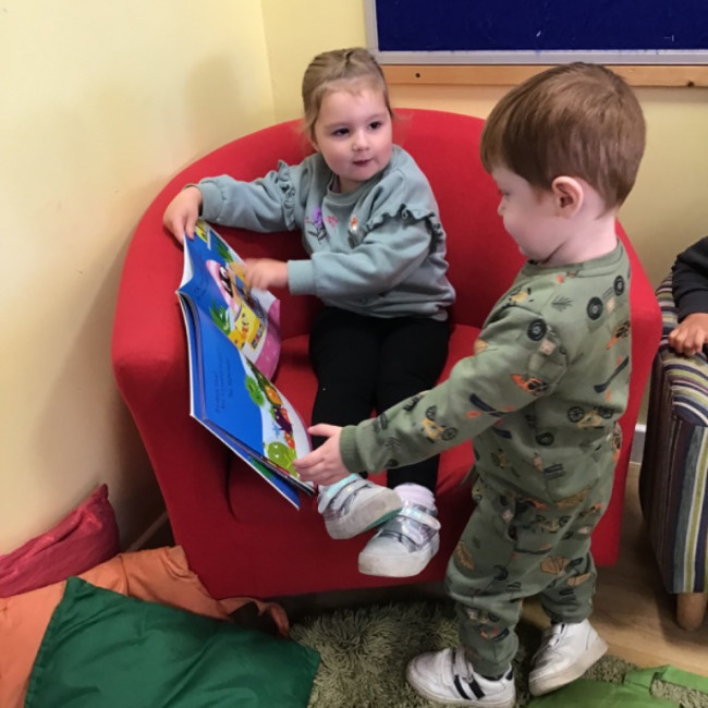 Children reading