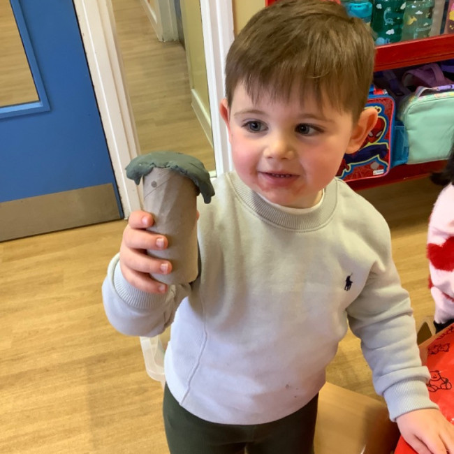 Child with Playdough