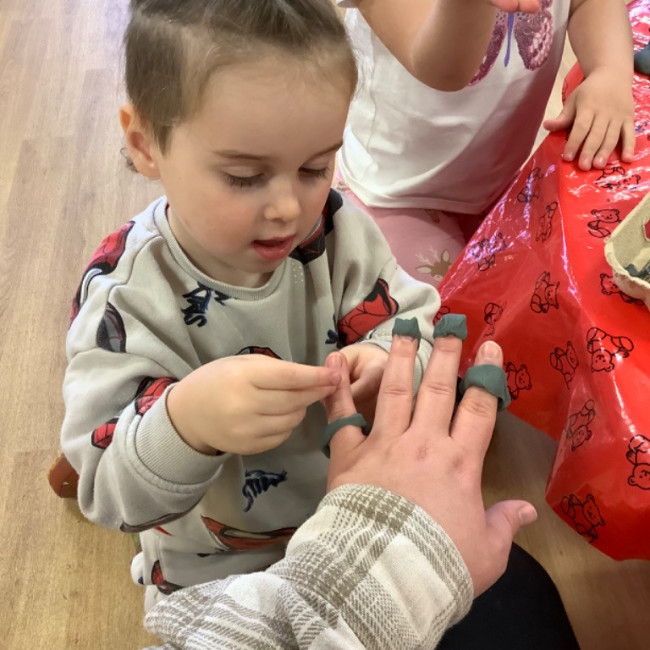 Child with Playdough
