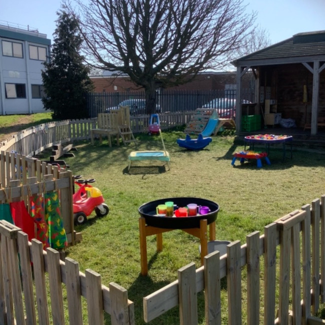 Outdoor play area