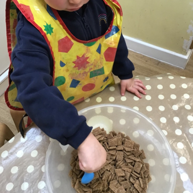 Children cooking