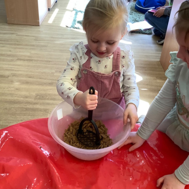 Children cooking