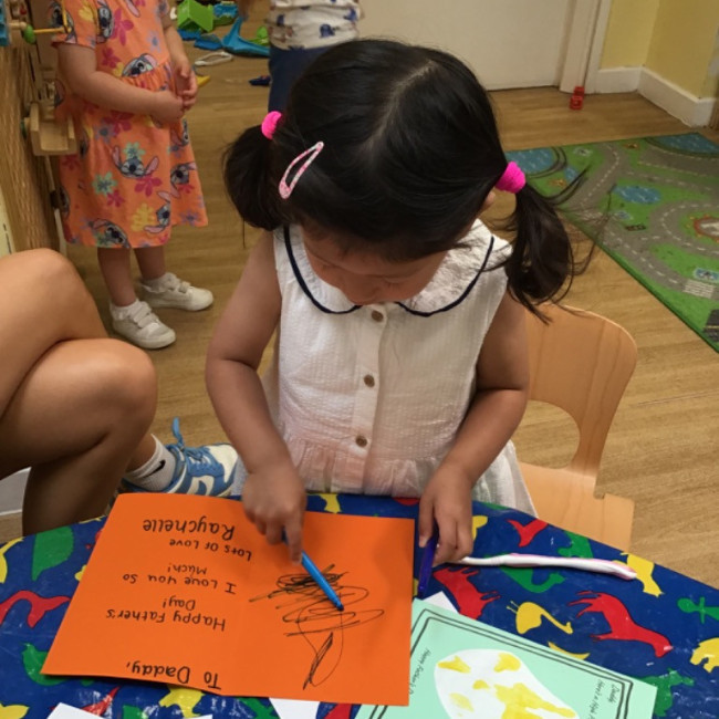 Child drawing