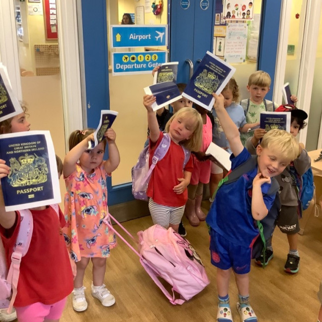Children with passports