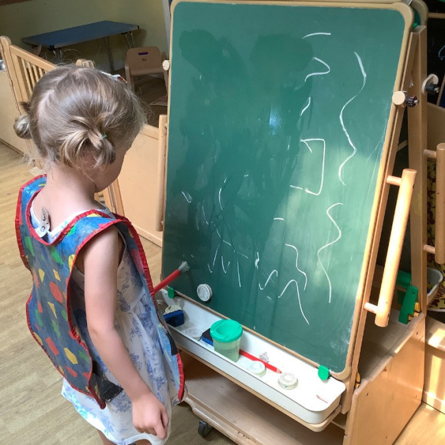 Child drawing