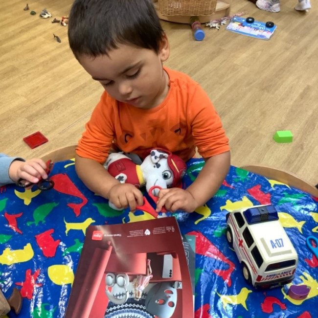 Child playing