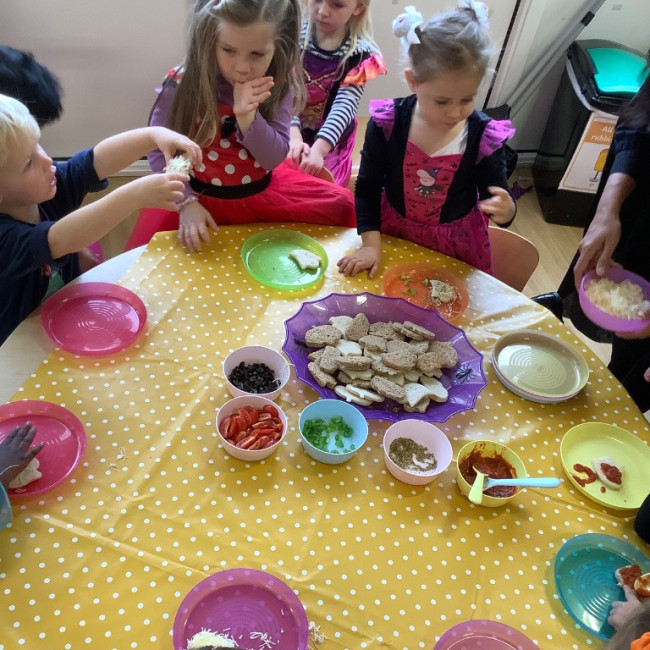 Children eating
