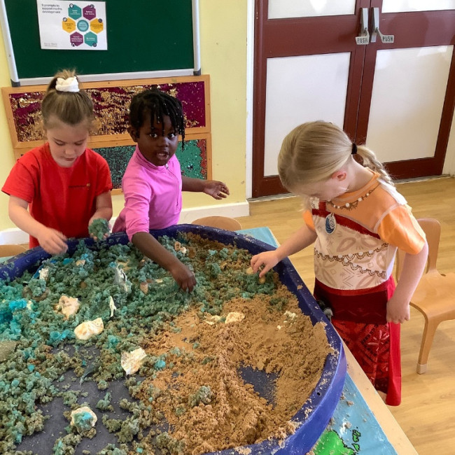 Children playing. 