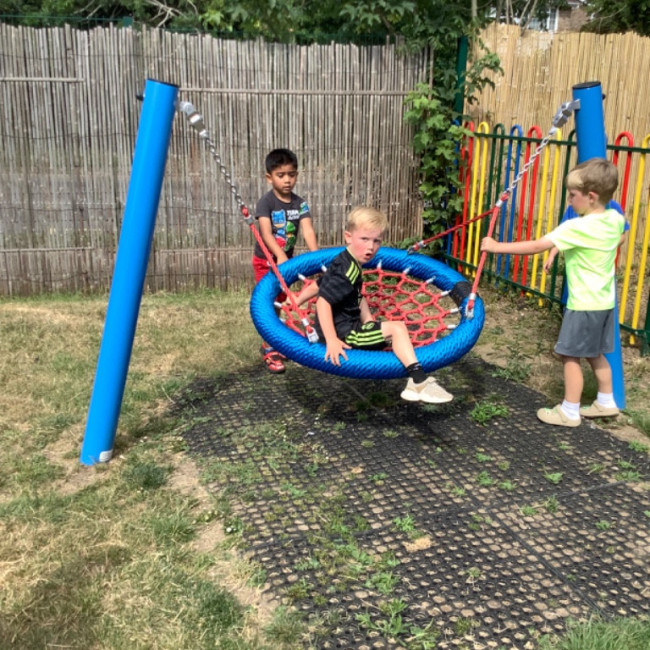 Children playing. 