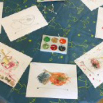A painting table